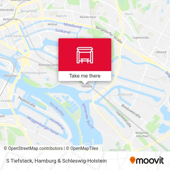 Карта S Tiefstack