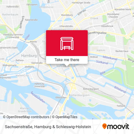 Карта Sachsenstraße