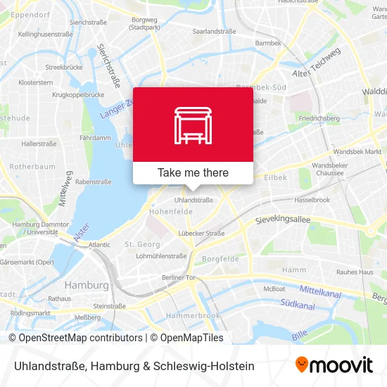 Карта Uhlandstraße