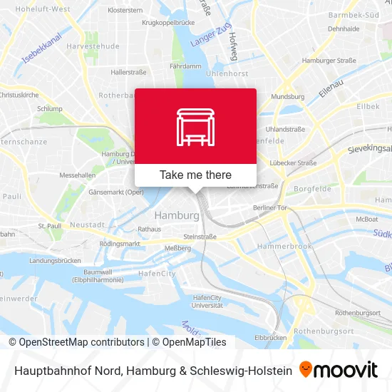 Карта Hauptbahnhof Nord