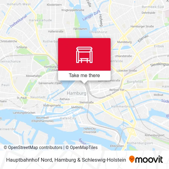 Карта Hauptbahnhof Nord
