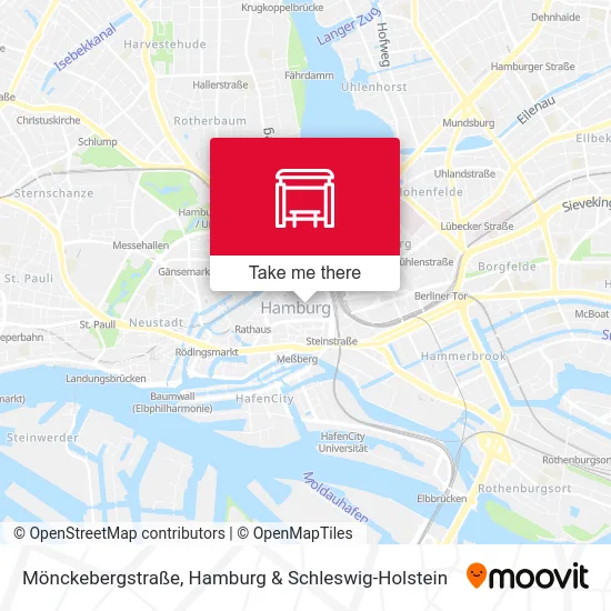 Карта Mönckebergstraße