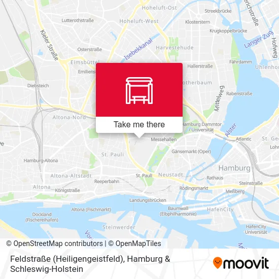 Карта Feldstraße (Heiligengeistfeld)