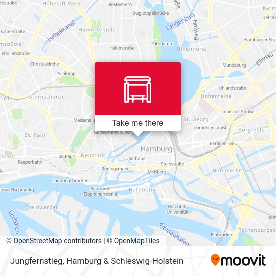 Карта Jungfernstieg