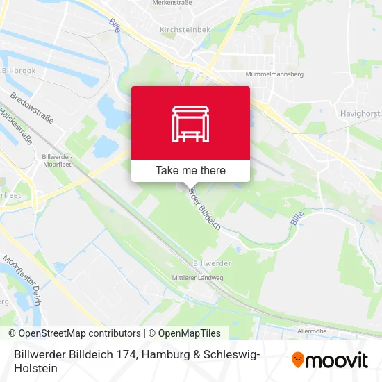 Карта Billwerder Billdeich 174