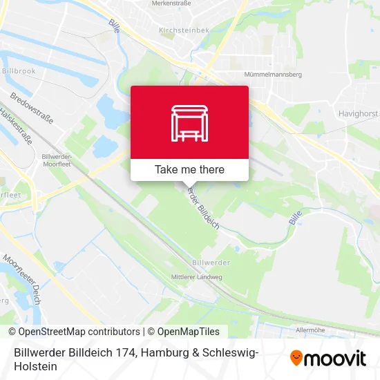 Карта Billwerder Billdeich 174