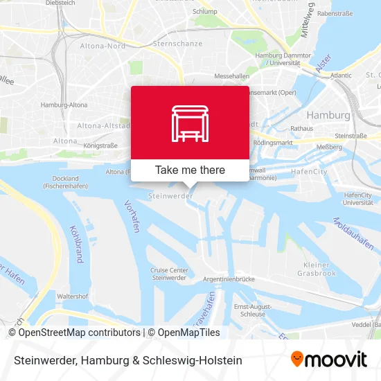 Карта Steinwerder