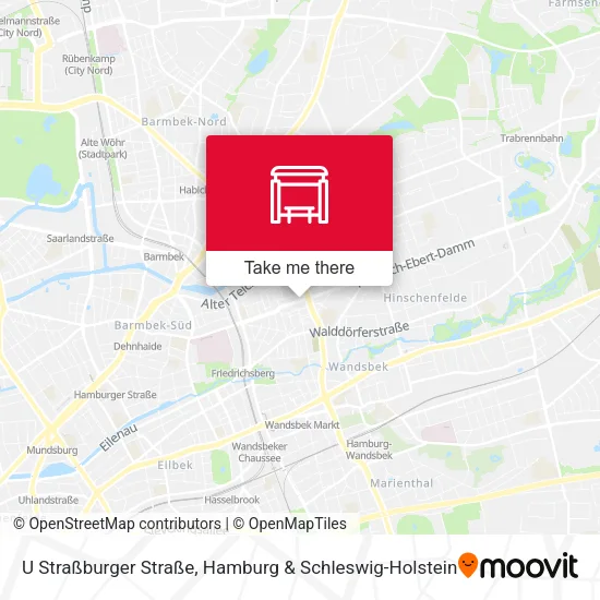 Карта U Straßburger Straße