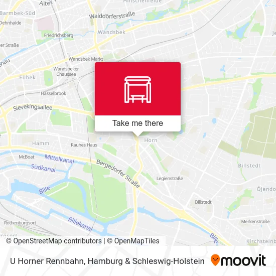 Карта U Horner Rennbahn