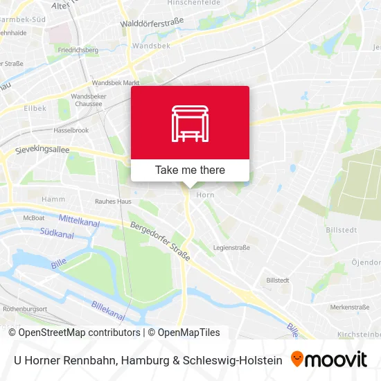 Карта U Horner Rennbahn