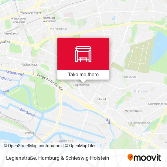 Карта Legienstraße