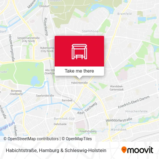 Карта Habichtstraße