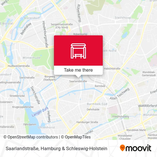 Карта Saarlandstraße