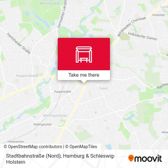 Карта Stadtbahnstraße (Nord)