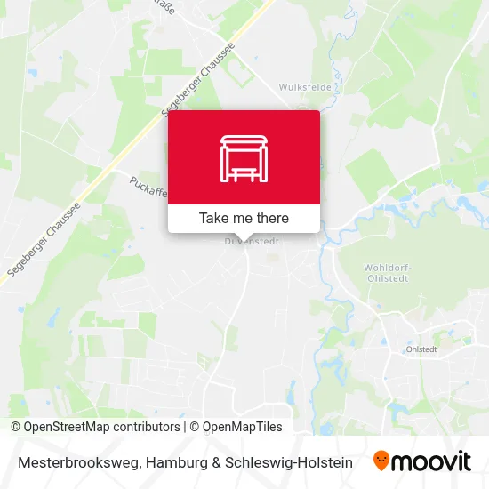 Mesterbrooksweg map