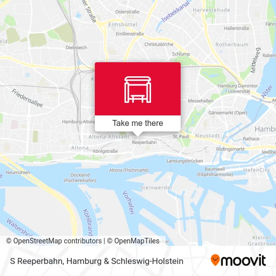 Карта S Reeperbahn