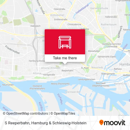 Карта S Reeperbahn
