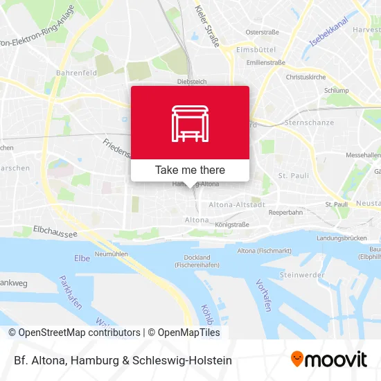 Карта Bf. Altona