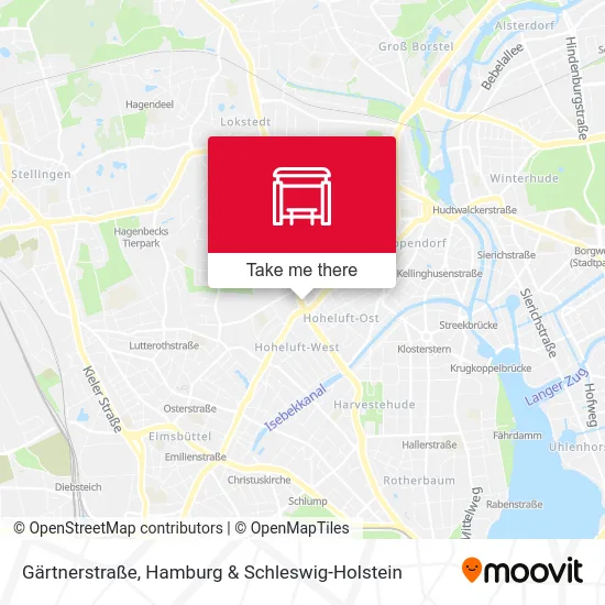 Карта Gärtnerstraße