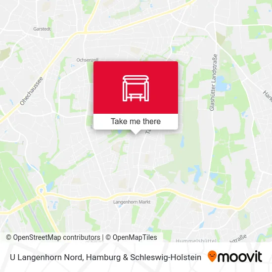 Карта U Langenhorn Nord
