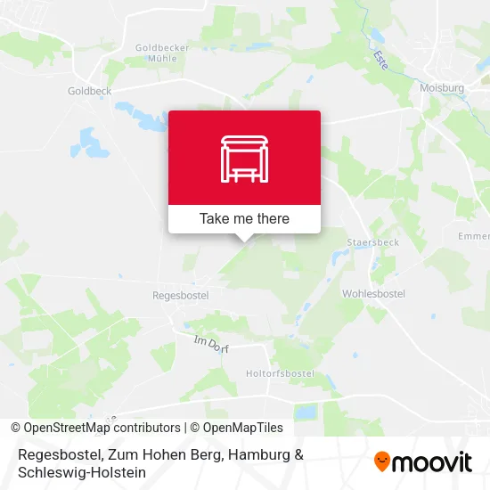 Карта Regesbostel, Zum Hohen Berg