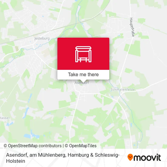 Карта Asendorf, am Mühlenberg