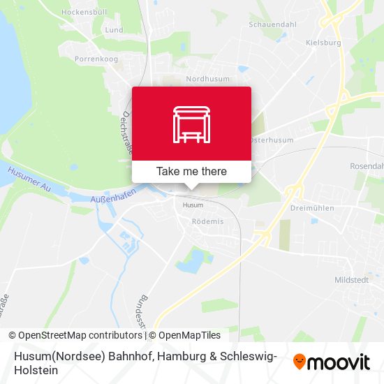 Husum(Nordsee) Bahnhof map