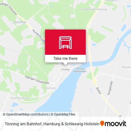 Tönning am Bahnhof map