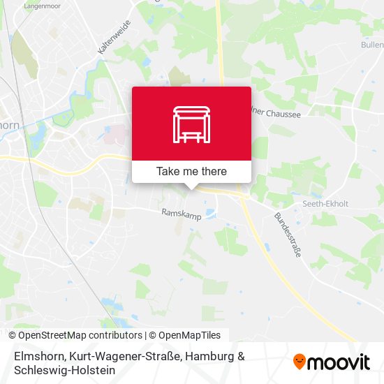 Elmshorn, Kurt-Wagener-Straße map