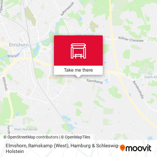 Elmshorn, Ramskamp (West) map