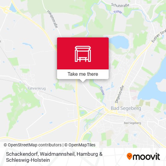 Schackendorf, Waidmannsheil map