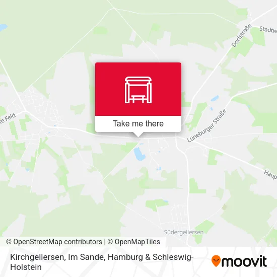 Карта Kirchgellersen, Im Sande