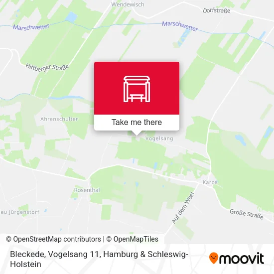 Карта Bleckede, Vogelsang 11