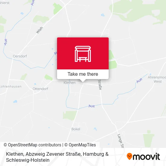 Карта Klethen, Abzweig Zevener Straße