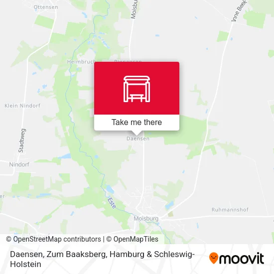 Карта Daensen, Zum Baaksberg