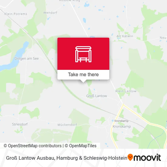 Карта Groß Lantow Ausbau