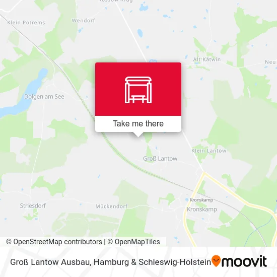 Карта Groß Lantow Ausbau