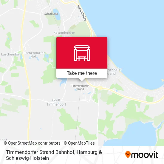 Карта Timmendorfer Strand Bahnhof