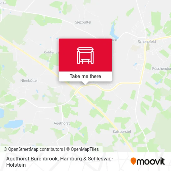 Карта Agethorst Burenbrook