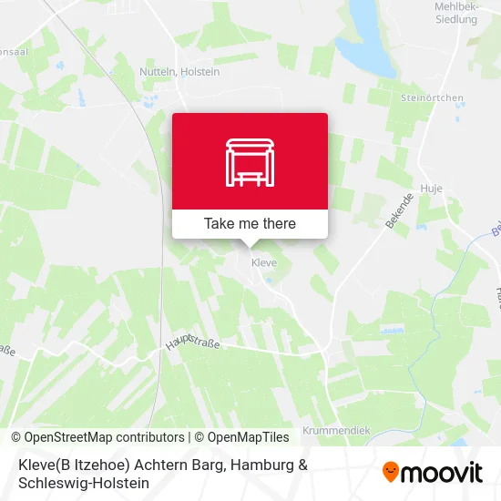 Карта Kleve(B Itzehoe) Achtern Barg