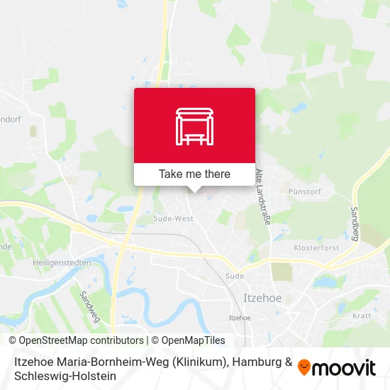Карта Itzehoe Maria-Bornheim-Weg (Klinikum)