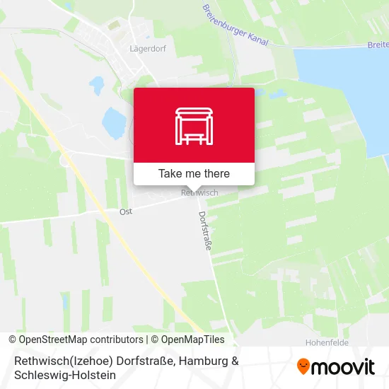 Карта Rethwisch(Izehoe) Dorfstraße