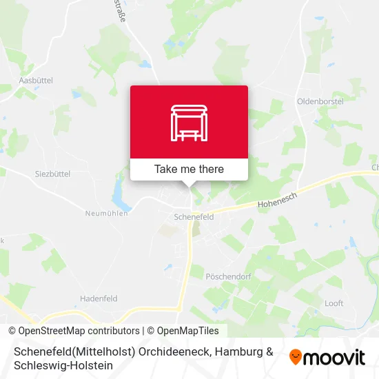 Карта Schenefeld(Mittelholst) Orchideeneck