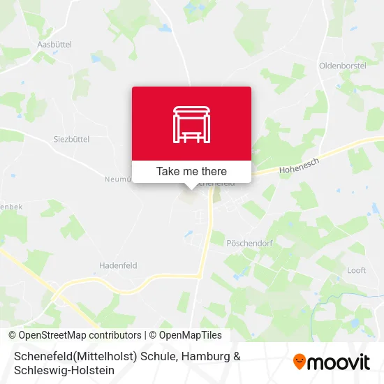 Карта Schenefeld(Mittelholst) Schule