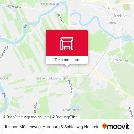 Карта Itzehoe Mühlenweg