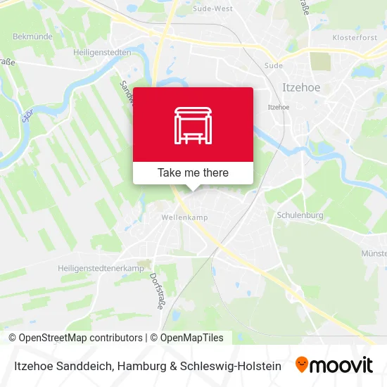 Карта Itzehoe Sanddeich