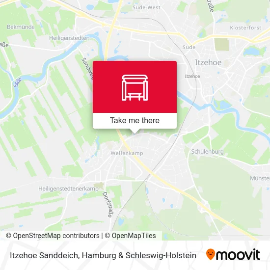 Карта Itzehoe Sanddeich