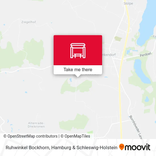 Ruhwinkel Bockhorn map