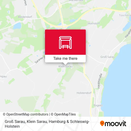 Groß Sarau, Klein Sarau map