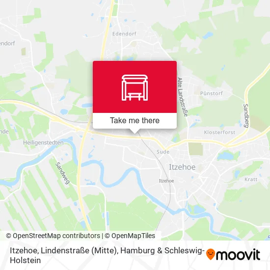 Карта Itzehoe, Lindenstraße (Mitte)